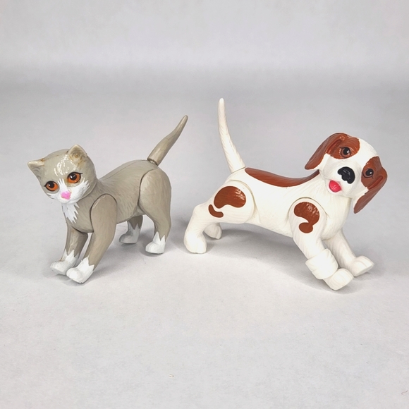 Vintage Pets from Pet Doctor Barbie Mattel 1995 Cat & Dog 90s - Picture 1 of 3